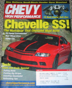 CHEVY HIGH PERFORMANCE 2004 APR - HEADER SHOOTOUT